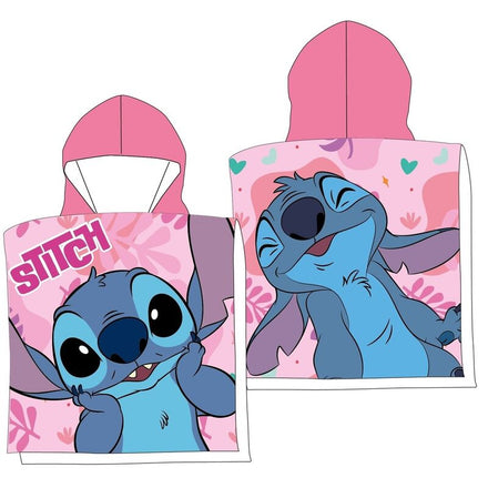 Disney Stitch cotton poncho beach towel