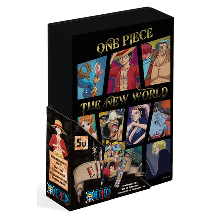 Estuche de papelería de One Piece, 5 piezas