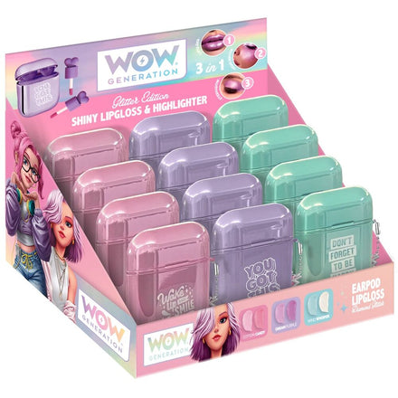 Wow Generation Gloss 3 en 1 para mejillas, ojos y labios surtido