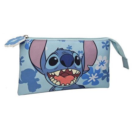 Disney Stitch Triple Pencil Case