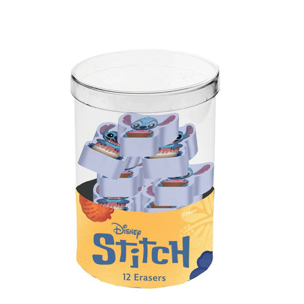 Disney Stitch Cube 12 Rubbers