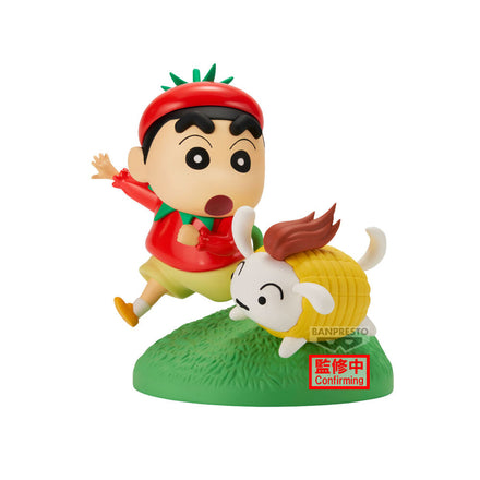 Crayon Shinchan Shinnosuke Vegetable Costume Figure 10cm