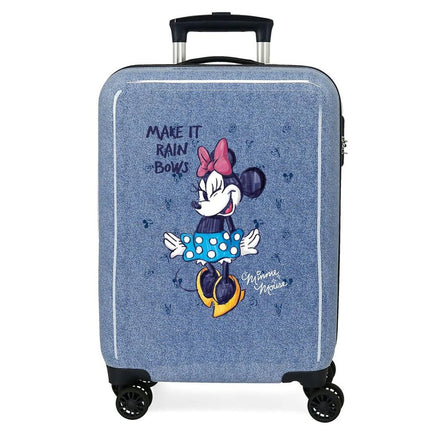 Disney Minnie It Rain Bows Abs Trolley Suitcase 55cm