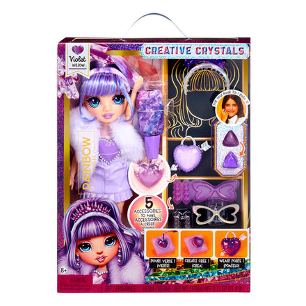 Muñeca Rainbow High Crystal Fashion Violet