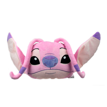 Cojín 3D de Stitch y Angel de Disney