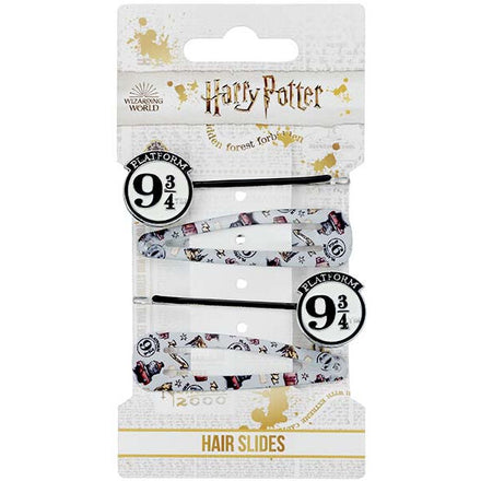 Set de 4 pinzas para el pelo Harry Potter Plataforma 9 3/4