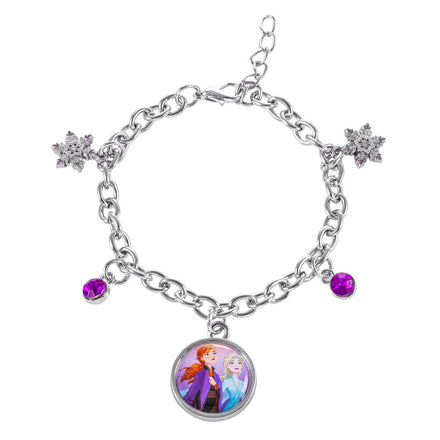 Disney Frozen Charm Bracelet Silver