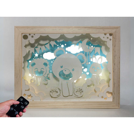 Animals Wood Lamp
