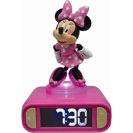Despertador digital con luz nocturna de Minnie de Disney