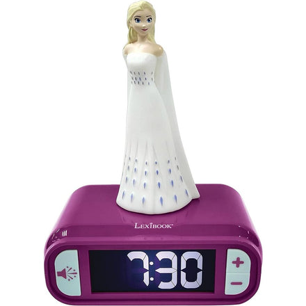 Despertador digital con luz nocturna de Disney Frozen Elsa