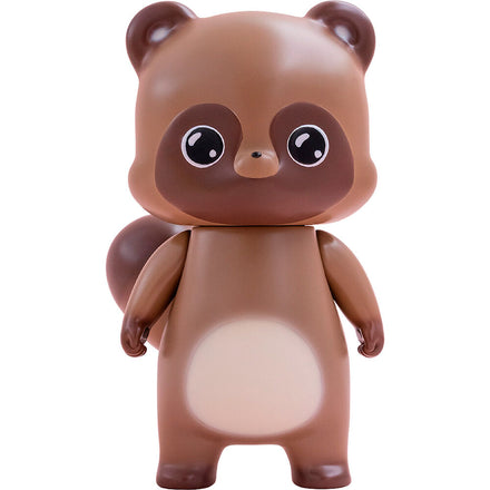 Figura de criatura chibi Ponkichi de pequeño zorro con dos colas de 15 cm