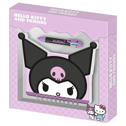 Diario de Kuromi de Hello Kitty and Friends + bolígrafo