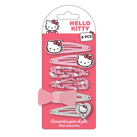 Hello Kitty 6-Piece Hairpin Set