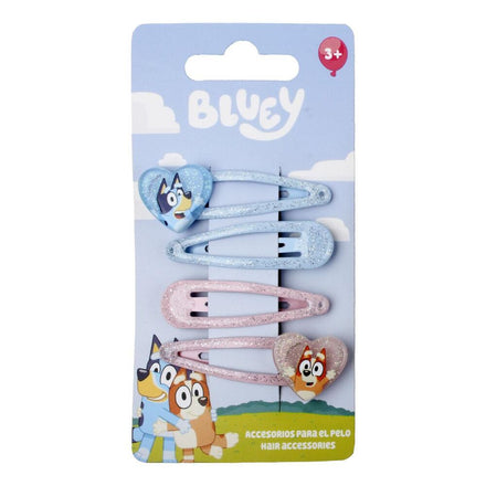 Bluey Set 4 Hairpins