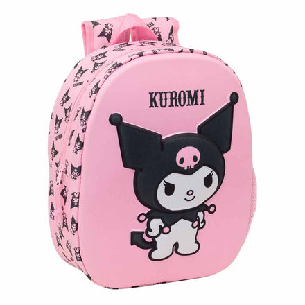 Mochila 3D de Hello Kitty y Kuromi de 33 cm