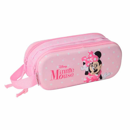 Estuche doble 3D de Minnie Mouse de Disney