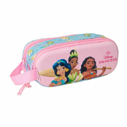Estuche doble 3D de las Princesas Disney