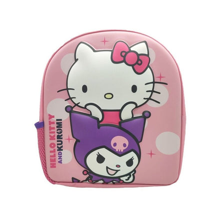Mochila 3D Hello Kitty & Kuromi 30cm