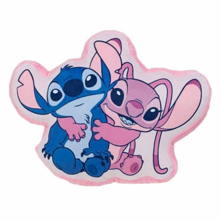 Cojín 3D de Disney Stitch y Angel