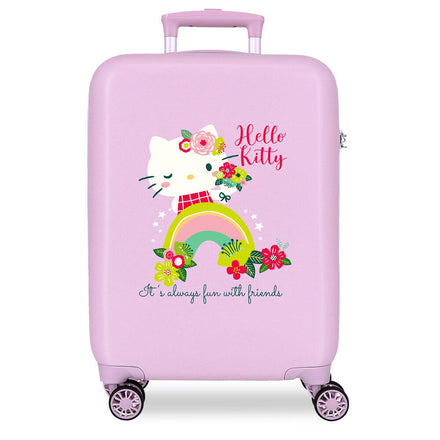 Hello Kitty Always Fun With Friends ABS trolley suitcase 55cm