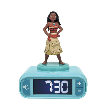 Disney Moana Vaiana 3d Night Light Alarm Clock
