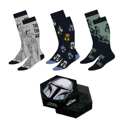 Pack de 3 calcetines para adulto de Star Wars The Mandalorian