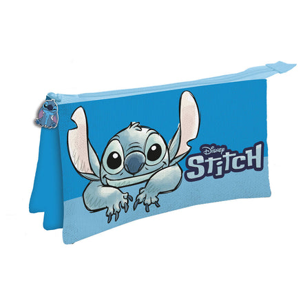 Disney Stitch Smile Triple Pencil Case