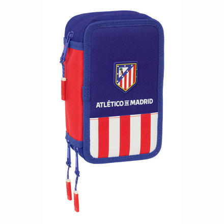 Atletico de Madrid 3-compartment pencil case 37 pcs