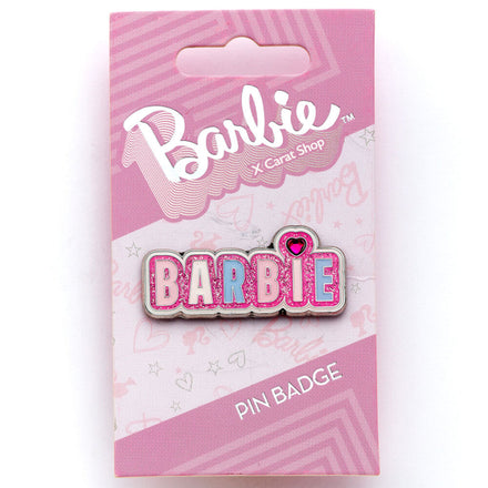 Barbie Sparkly Logo pin badge