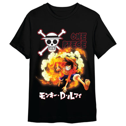 Camiseta de adulto de ataque de Monkey D. Luffy de One Piece