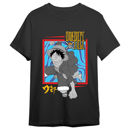 One Piece Monkey D. Luffy Attack Adult T - Shirt