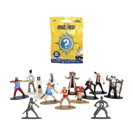 Figura Metalfigs surtida de One Piece, sorpresa, 4 cm