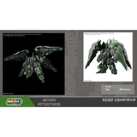 Mobile Suit Gundam MGSD Master Grade SD - Kit de modelo MGSD Kshatriya