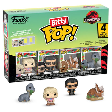 Blister 4 Figures Bitty Pop Jurassic Park Triceratops