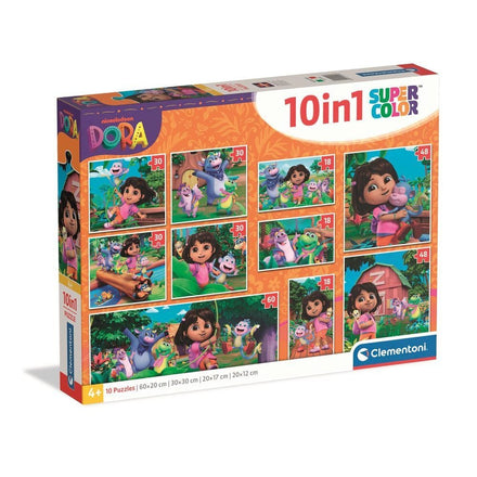 Dora The Explorer puzzle 10 In 1