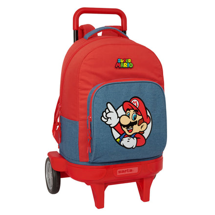 Super Mario 45cm detachable trolley backpack