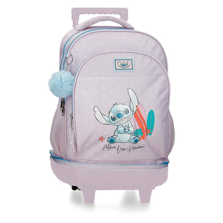 Trolley compacto extraíble Disney Stitch de Hawái 43 cm