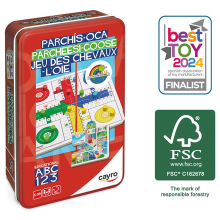 Parcheesi & Goose travel game