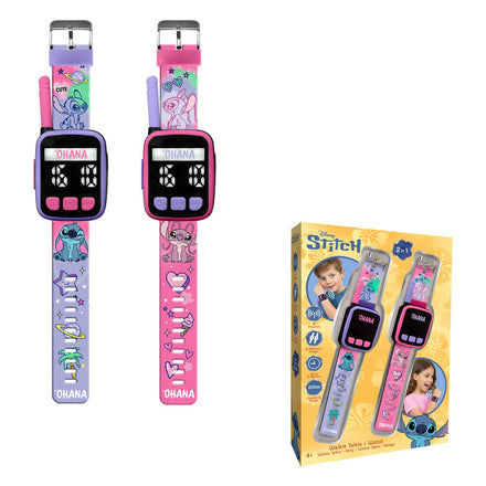 Set de Walkie-Talkie Disney Stitch 2 Relojes