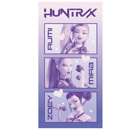 KPop Demon Hunters Huntrix microfiber towel