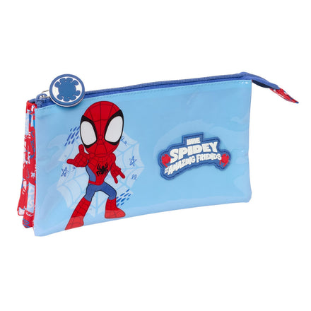 Marvel Spidey Rescue triple pencil case Safta