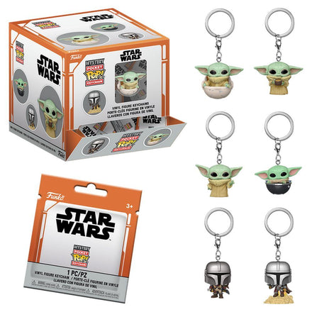 Assorted Pocket POP Keychain Mystery Star Wars The Mandalorian
