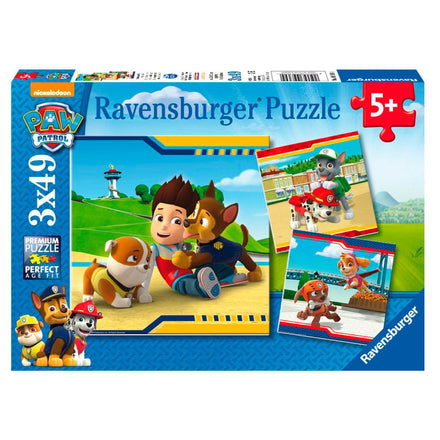 Puzzle Paw Patrol (3 x 49 piezas) Ravensburger.