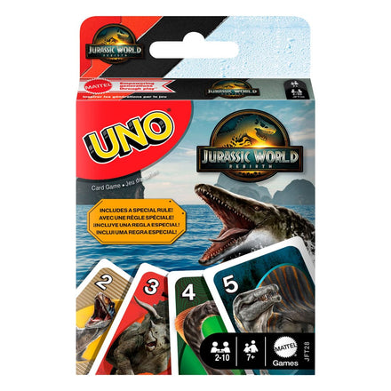 Juego de cartas Uno Jurassic World Rebirth Mattel