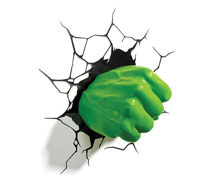 Luz LED  3D Marvel Puño de Hulk