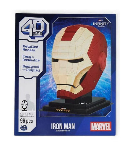 Marvel: 4D Build - Iron Man Head 3D Puzzle Spin Master