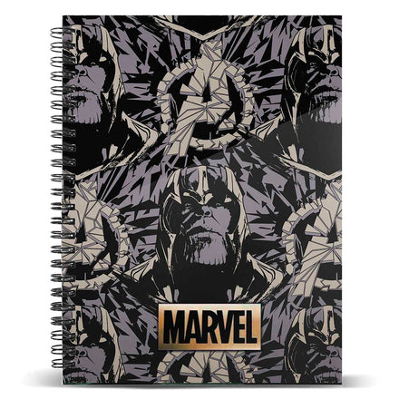 Agenda A4 Marvel Avengers Thanos Karactermania