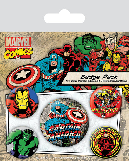 Marvel (captain America) Badge Pack Spilla Pyramid International