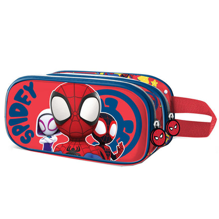 Marvel Spidey Gang 3D Double Pencil Case Karactermania