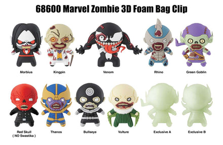 MARVEL ZOMBIES BAG CLIP BLIND BOX DIS(24 Moschettone Monogram